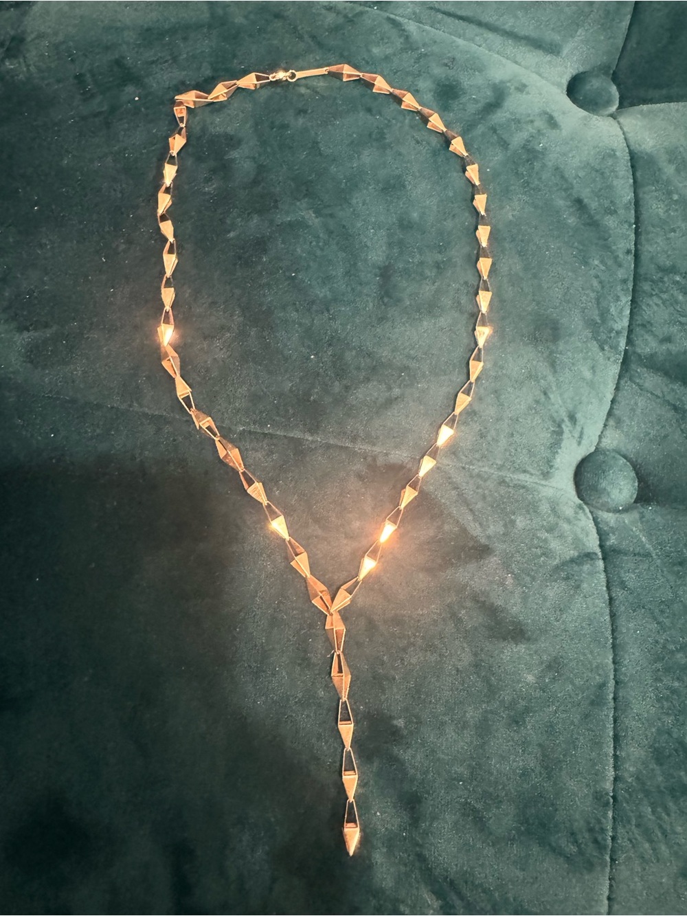 Lana Jewelry , Laser, 3-D Kite Lariat Necklace Yellow Gold 14 K View 2